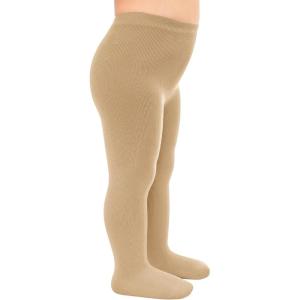 imageStelle Toddler Girls Tights Baby Cable Knit Thick Stockings Cotton Winter Warm Leggings Pantyhose 123 Pack1khaki