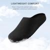 imageStelle Clogs Women Mens Arch Support Suede Soft Cork Footbed Sandals Potato Shoes Slip on Home Slippers NonSlip ComfortBlack