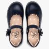 imageStelle Girls School Shoes Mary Jane Uniform Dress Shoes Black Retro Flat Oxford Church Music RecitalsLittleBig KidsNavy