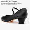 imageStelle 15quot Character Shoes for Women Dance Shoes Stylish Ankle Strap for Ballroom Salsa Tango Flamenco LatinBlack