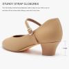 imageStelle 15quot Character Shoes for Women Dance Shoes Stylish Ankle Strap for Ballroom Salsa Tango Flamenco LatinTan