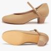 imageStelle 15quot Character Shoes for Women Dance Shoes Stylish Ankle Strap for Ballroom Salsa Tango Flamenco LatinTan