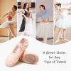 imageStelle Ballet Shoes for Women Girls Canvas Ballet Slipper Dance Shoes Yoga ShoesBallet Pink2
