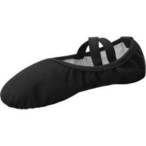 imageStelle Ballet Shoes for Women Girls Canvas Ballet Slipper Dance Shoes Yoga ShoesBlack 2