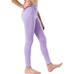 imageStelle Girls Fleece Lined Leggings Youth High Waist Warm Winter Athletic Yoga Pants with Hidden PocketLilac