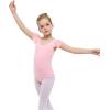 imageStelle Girls Leotards Black Ballet Dance Leotards Ruffle Short Sleeve Gymnastics OutfitsToddlerLittle KidBig KidBallet Pink