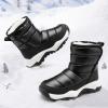 imageStelle Toddler Snow Boots Boys Girls Winter Cold Weather Waterproof Non Slip Warm Shoes for Little KidsBlack