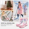 imageStelle Toddler Snow Boots Boys Girls Winter Cold Weather Waterproof Non Slip Warm Shoes for Little KidsTie Dye Marshmallow