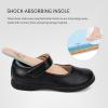 imageStelle School Shoes for Girls Mary Jane Dress Shoes Uniform Flats LittleBig KidsBlack