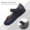 imageStelle School Shoes for Girls Mary Jane Dress Shoes Uniform Flats LittleBig KidsNavy