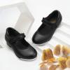 imageStelle Tap Shoes for Girls Toddler Boys PU Leather Dance ShoesToddlerLittle KidBig KidBlack Matte