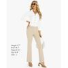 imageStelle Women 28quot30quot 32quot Bootcut Dress Pants Business Casual Work Pants with Pockets Pull On Regular Slacks for OfficeDune