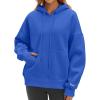 imageSTELLE Womens Oversized Hoodies Fleece Sweatshirts Fall Fashion 2025 Pullover Sweaters Winter ClothesBlue