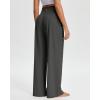 image:imageSTELLE Wide Leg Lounge Pants for Women Comfy High Waisted Yoga Sweatpants Casual Loose Flowy Pants 262830 InseamCharcoal