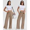 image:imageSTELLE Wide Leg Lounge Pants for Women Comfy High Waisted Yoga Sweatpants Casual Loose Flowy Pants 262830 InseamMocha