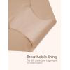 image:imageStelle 5 Pack Womens Seamless Hipster No Show Breathable Underwear Stretch Panties5 Almond