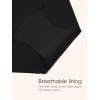 image:imageStelle 5 Pack Womens Seamless Hipster No Show Breathable Underwear Stretch Panties5 Black