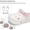 image:imageStelle Garden Clogs for Girls Boys Slip on Sandals Kids Water Shoes Classic Slides Slippers Beach Indoor OutdoorLittle KidsBig KidsWhipped Cream