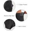 image:imageStelle Girls Athletic Shorts with Zipper Pockets Elastic Waist Running Basketball Volleyball Soccer Shorts for Teen KidsBlack
