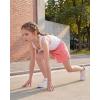 image:imageStelle Girls Athletic Shorts with Zipper Pockets Elastic Waist Running Basketball Volleyball Soccer Shorts for Teen KidsCoral