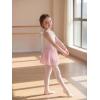 image:imageStelle Girls Ballet Skirt Chiffon Dance Skirt for Girls with Mesh Bowknot Elastic Waist Pullon Skirts for BalletBallet Pink