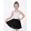 image:imageStelle Girls Ballet Skirt Chiffon Dance Skirt for Girls with Mesh Bowknot Elastic Waist Pullon Skirts for BalletBlack