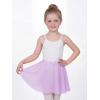 image:imageStelle Girls Ballet Skirt Chiffon Dance Skirt for Girls with Mesh Bowknot Elastic Waist Pullon Skirts for BalletLavender