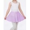 image:imageStelle Girls Ballet Skirt Chiffon Dance Skirt for Girls with Mesh Bowknot Elastic Waist Pullon Skirts for BalletLavender
