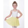 image:imageStelle Girls Ballet Skirt Chiffon Dance Skirt for Girls with Mesh Bowknot Elastic Waist Pullon Skirts for BalletLemon Butter