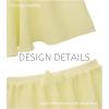 image:imageStelle Girls Ballet Skirt Chiffon Dance Skirt for Girls with Mesh Bowknot Elastic Waist Pullon Skirts for BalletLemon Butter