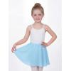 image:imageStelle Girls Ballet Skirt Chiffon Dance Skirt for Girls with Mesh Bowknot Elastic Waist Pullon Skirts for BalletLight Blue