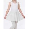 image:imageStelle Girls Ballet Skirt Chiffon Dance Skirt for Girls with Mesh Bowknot Elastic Waist Pullon Skirts for BalletWhite