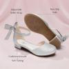 image:imageStelle Girls Dress Shoes Closed Toe Heels Ankle Strap Pumps Sandals Flower Wedding Party Princess Shoes for Toddler Little Big KidSilver