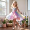 image:imageStelle Girls Dress Shoes Closed Toe Heels Ankle Strap Pumps Sandals Flower Wedding Party Princess Shoes for Toddler Little Big KidWhite