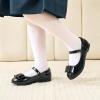 image:imageStelle Girls Dress Shoes Toddler Mary Jane Shoes Flats with Bow for ToddlerLittleBig KidsBlack