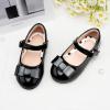 image:imageStelle Girls Dress Shoes Toddler Mary Jane Shoes Flats with Bow for ToddlerLittleBig KidsBlack