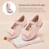 image:imageStelle Girls Dress Shoes Toddler Mary Jane Shoes Flats with Bow for ToddlerLittleBig KidsPink