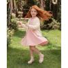 image:imageStelle Girls Dress Shoes Toddler Mary Jane Shoes Flats with Bow for ToddlerLittleBig KidsPink