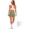 image:imageStelle Women Tennis Skirt Golf Skorts Athletic High Waisted with Pockets Inner Shorts Sport Workout Pleated PickleballArmy Green