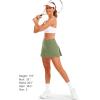 image:imageStelle Women Tennis Skirt Golf Skorts Athletic High Waisted with Pockets Inner Shorts Sport Workout Pleated PickleballArmy Green