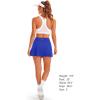 image:imageStelle Women Tennis Skirt Golf Skorts Athletic High Waisted with Pockets Inner Shorts Sport Workout Pleated PickleballAtlantic Blue