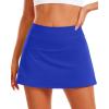 image:imageStelle Women Tennis Skirt Golf Skorts Athletic High Waisted with Pockets Inner Shorts Sport Workout Pleated PickleballAtlantic Blue