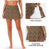 image:imageStelle Women Tennis Skirt Golf Skorts Athletic High Waisted with Pockets Inner Shorts Sport Workout Pleated PickleballCheetah