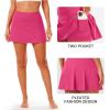 image:imageStelle Women Tennis Skirt Golf Skorts Athletic High Waisted with Pockets Inner Shorts Sport Workout Pleated PickleballDreamhouse Pink