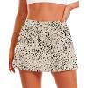 image:imageStelle Women Tennis Skirt Golf Skorts Athletic High Waisted with Pockets Inner Shorts Sport Workout Pleated PickleballWhite Cheetah