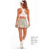 image:imageStelle Women Tennis Skirt Golf Skorts Athletic High Waisted with Pockets Inner Shorts Sport Workout Pleated PickleballWhite Cheetah