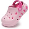 image:imageStelle Garden Clogs for Girls Boys Slip on Sandals Kids Water Shoes Classic Slides Slippers Beach Indoor OutdoorLittle KidsBig KidsStrawberry Milkshake