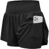 image:imageStelle Women 2 in 1 Running Shorts Flowy Athletic Short High Waisted Workout Tennis Gym Short with Liner PocketsBlack