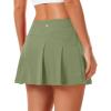image:imageStelle Women Tennis Skirt Golf Skorts Athletic High Waisted with Pockets Inner Shorts Sport Workout Pleated PickleballArmy Green