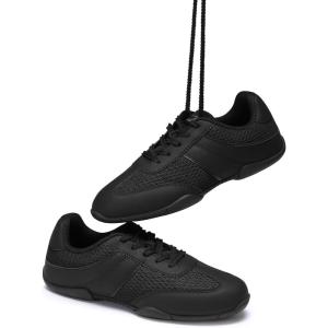 image:imageStelle Cheer Shoes Women White Girls Cheerleading Shoes Competition Sneakers Training Breathable Lightweight Tennis SportsBlack